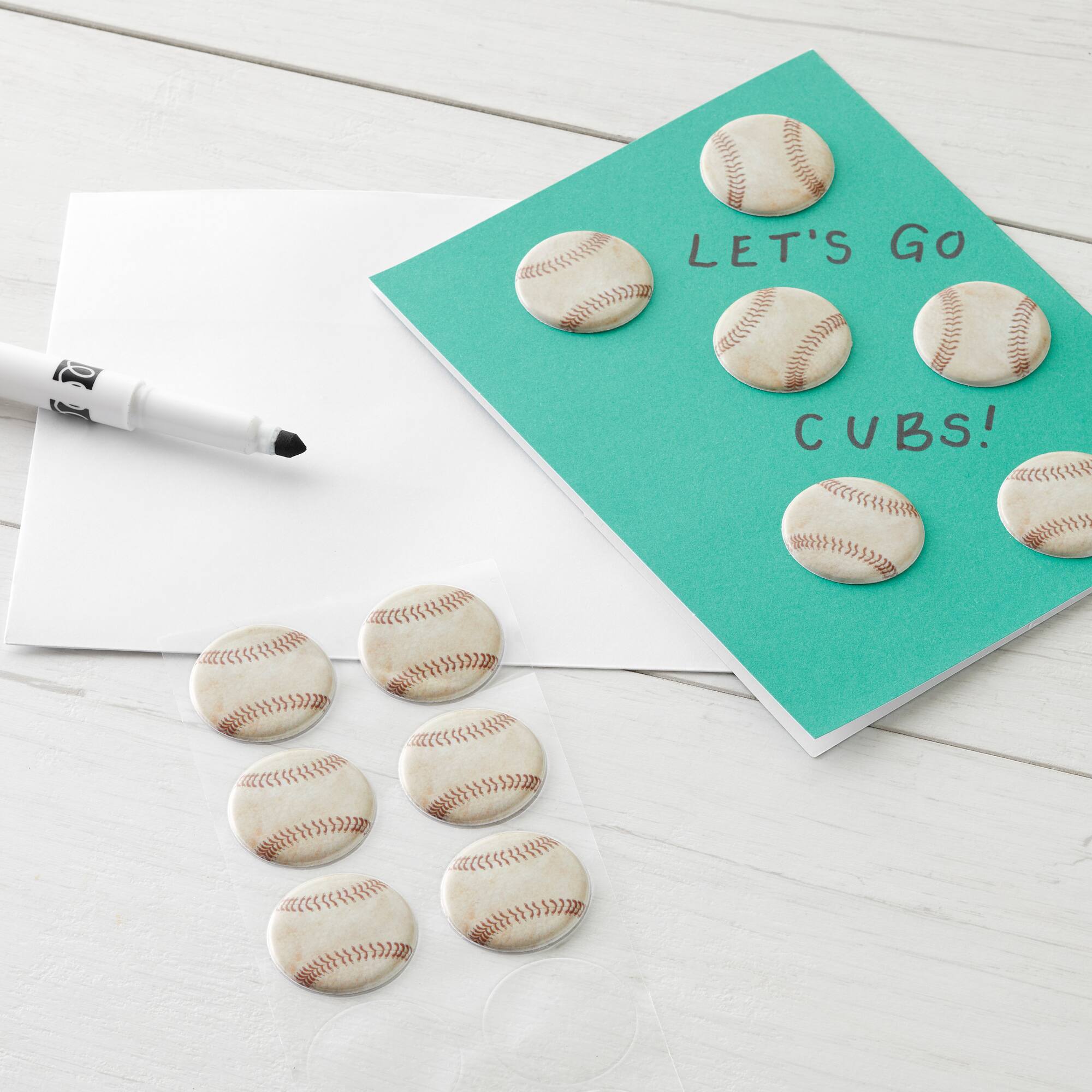 Baseball Puffy Repeat Stickers by Recollections™